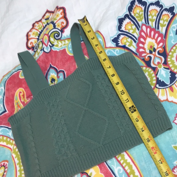 full circle Sweaters Cable Knit Crop Top And Sweater Set Poshmark